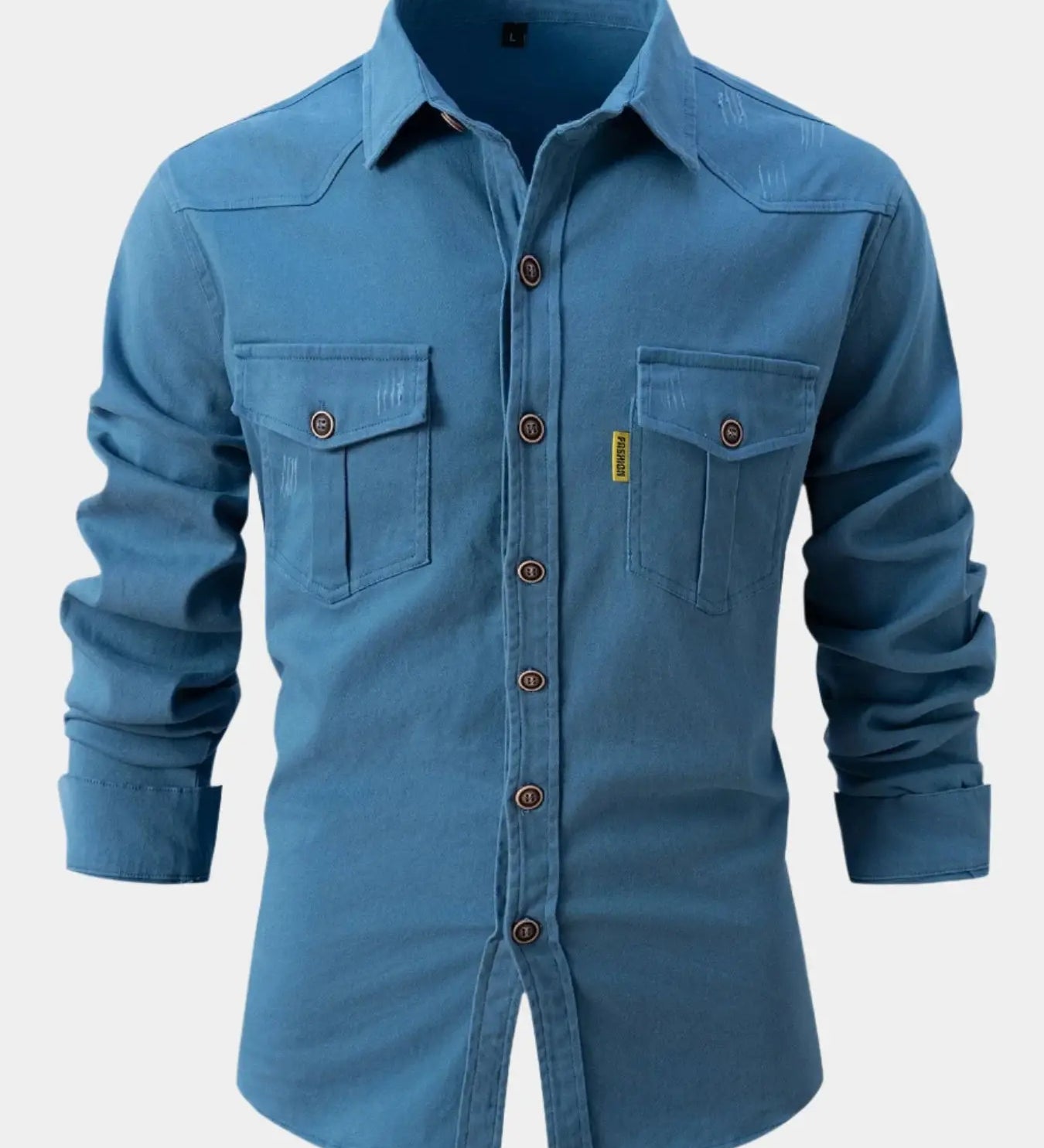 Chemise en Mélange de Denim - Boutons
