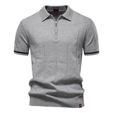 Polo à Mi-Zip - Texture Verticale