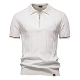 Polo à Mi-Zip - Texture Verticale