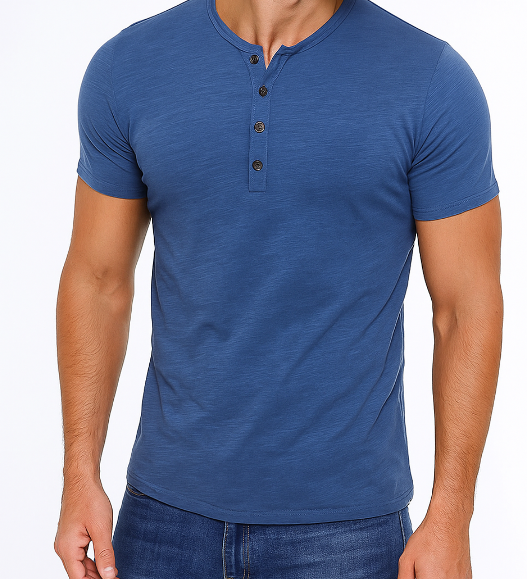 Chemise Henley - Col Boutonné