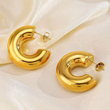 Boucles d'oreilles épaisses