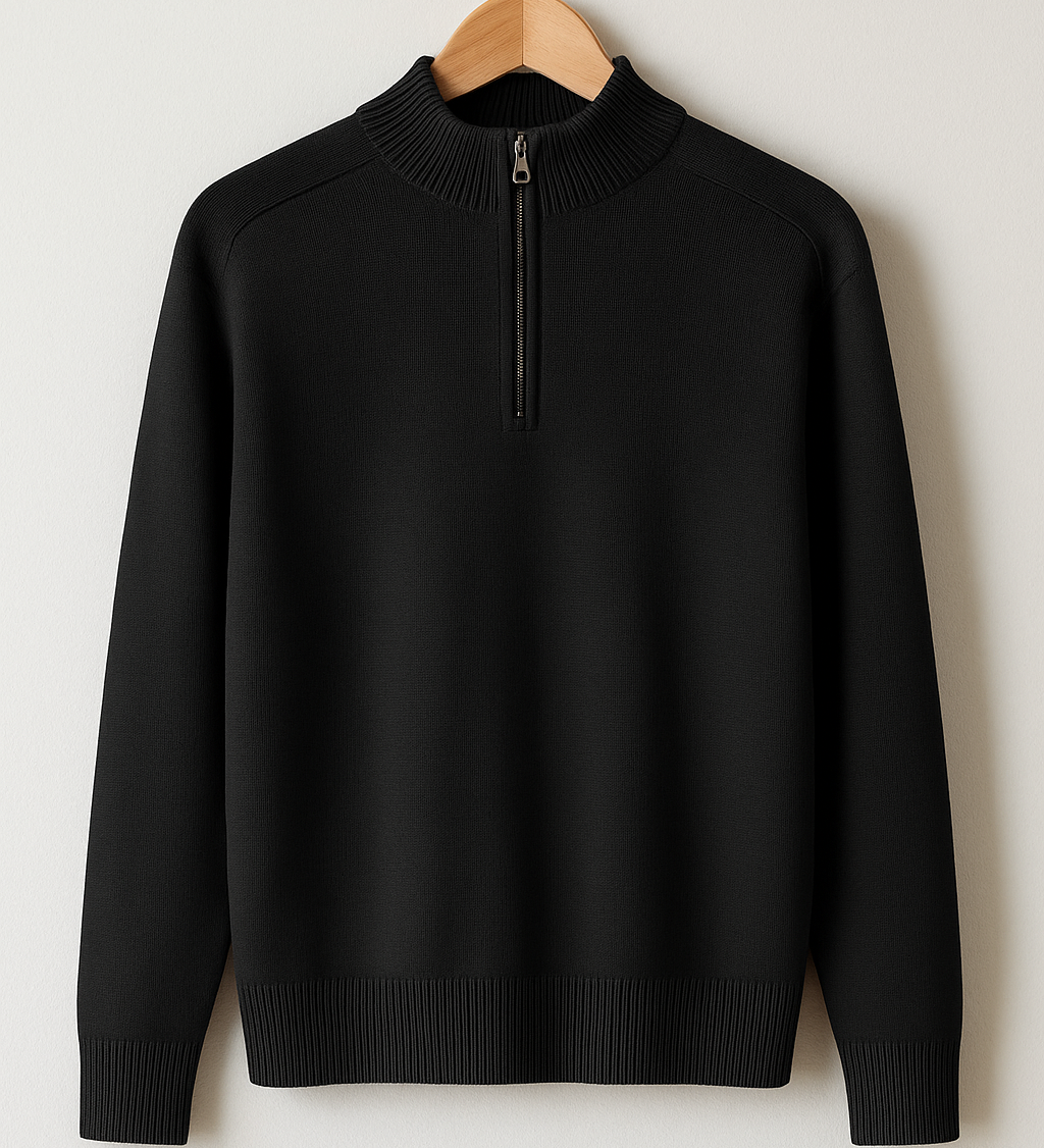 Pull en Maille - Demi-Zip