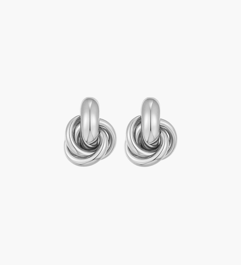 Boucles d'oreilles en nœud