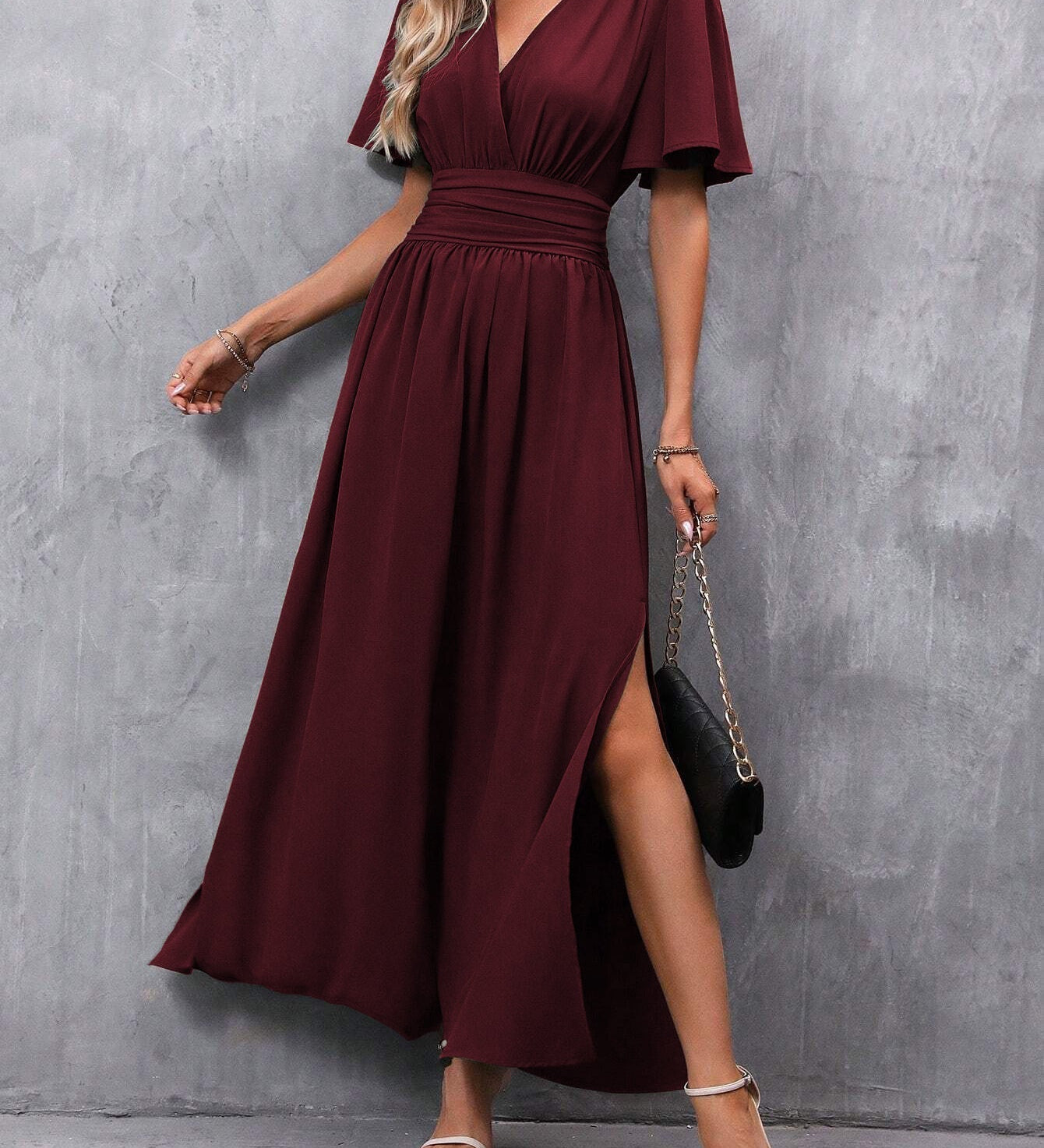 Eterna - Robe Maxi Élégante Noire