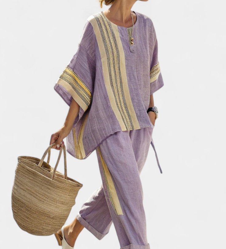 Lorena - Ensemble Boho Lin et Bambou