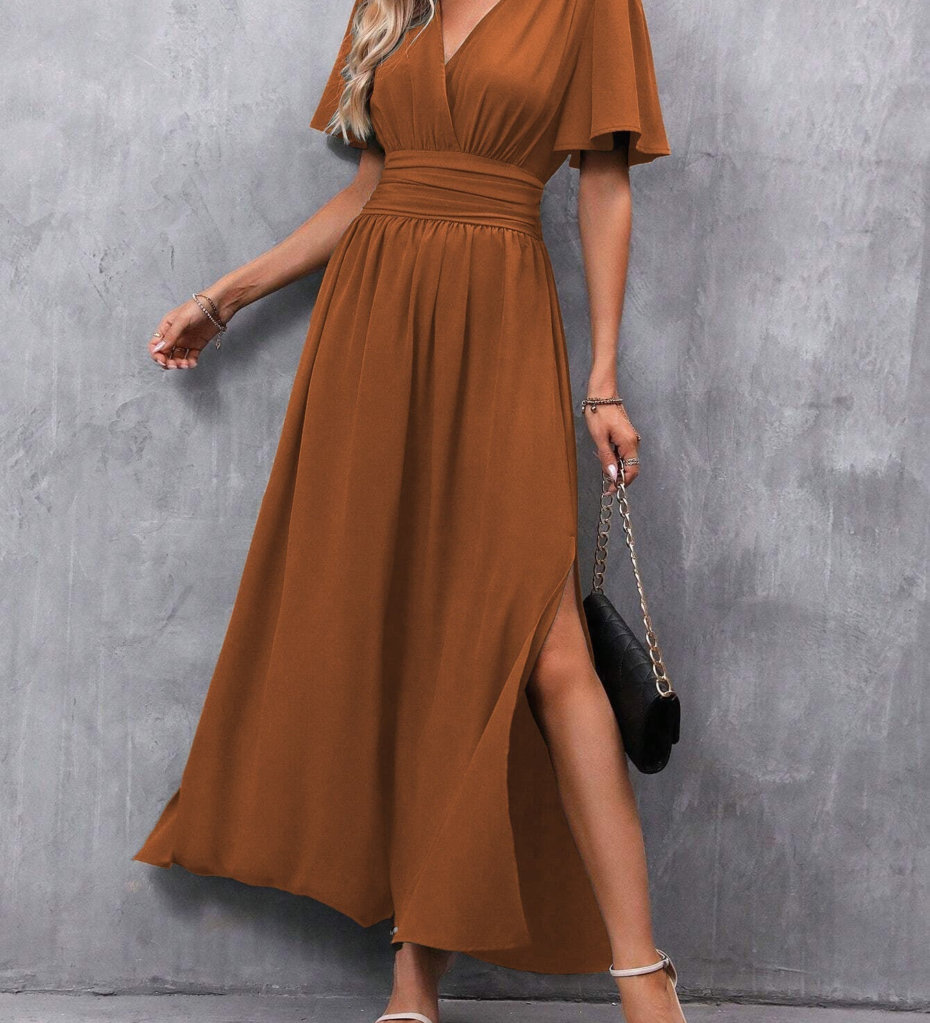 Eterna - Robe Maxi Élégante Noire