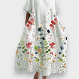 Liliana - Robe longue décontractée à fleurs