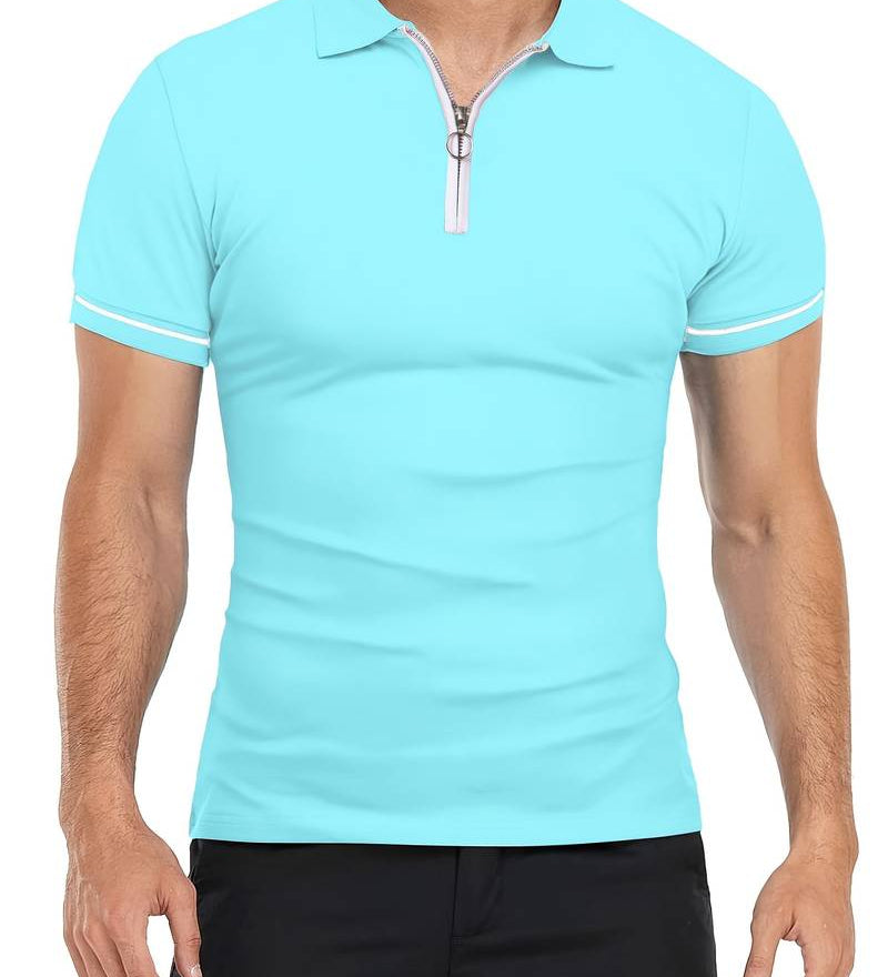 Chemise Polo - Col avec Zip Respirant