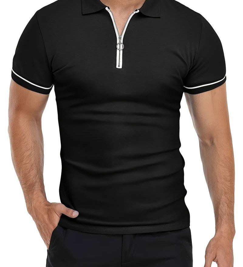 Chemise Polo - Col avec Zip Respirant