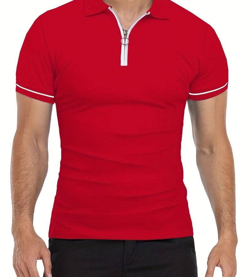 Chemise Polo - Col avec Zip Respirant
