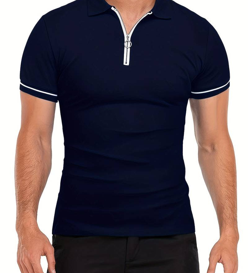 Chemise Polo - Col avec Zip Respirant