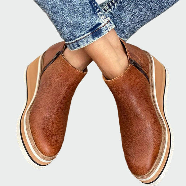 Bottines en Cuir Inkas