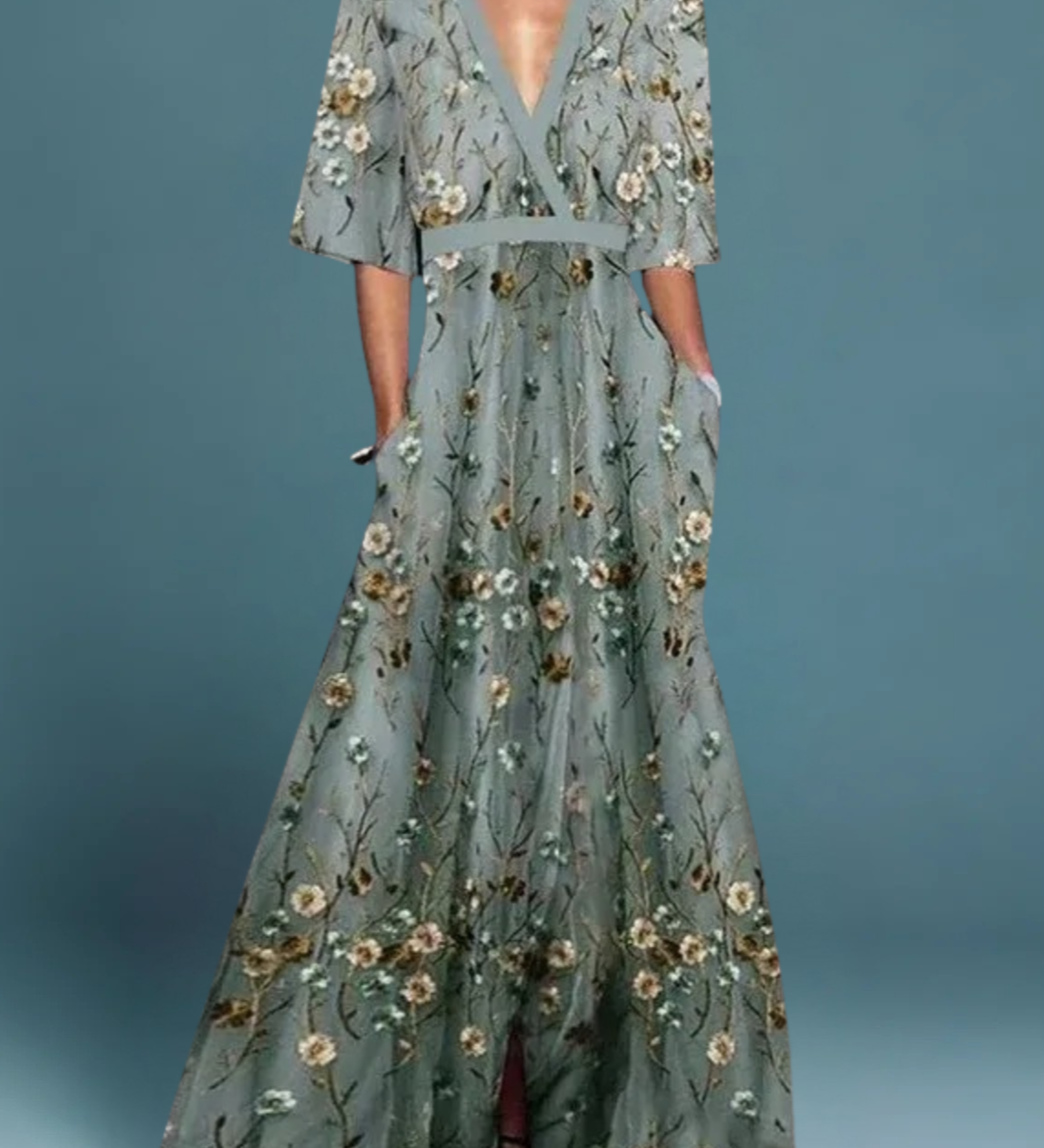 Rute - Robe maxi florale élégante