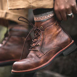 Caio - Bottes Retro à Bout Rond