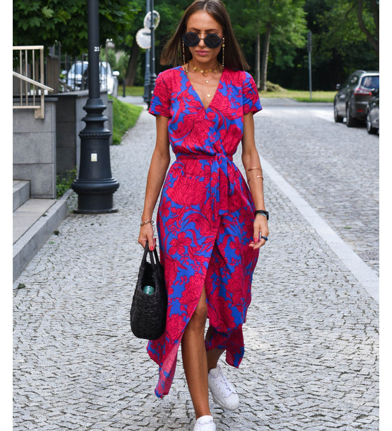 Amélia - Robe Midi Fleurie