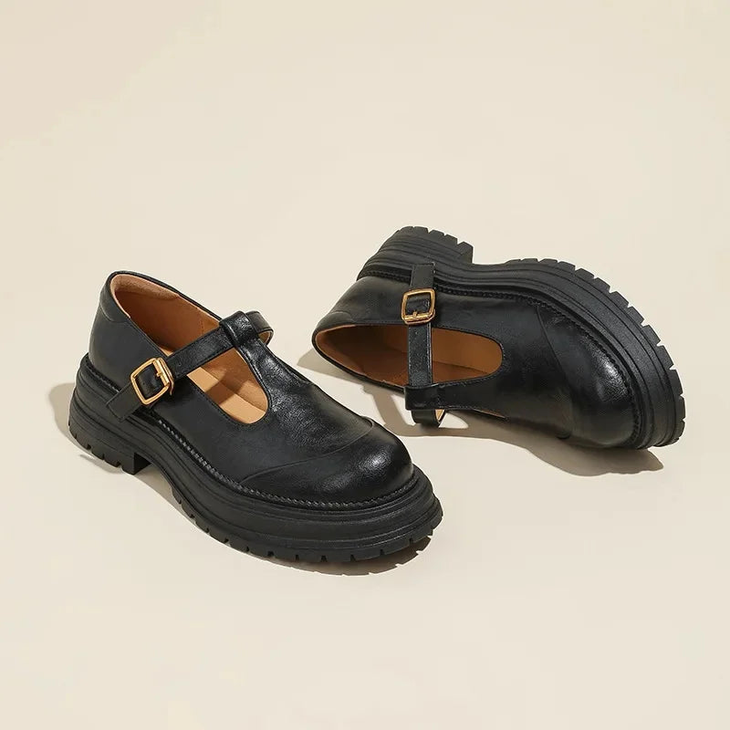 Mary Janes - Chaussure Élégante en Cuir