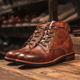 Caio - Bottes Retro à Bout Rond
