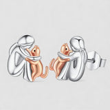 Câlin de Chat - Boucles d'Oreilles