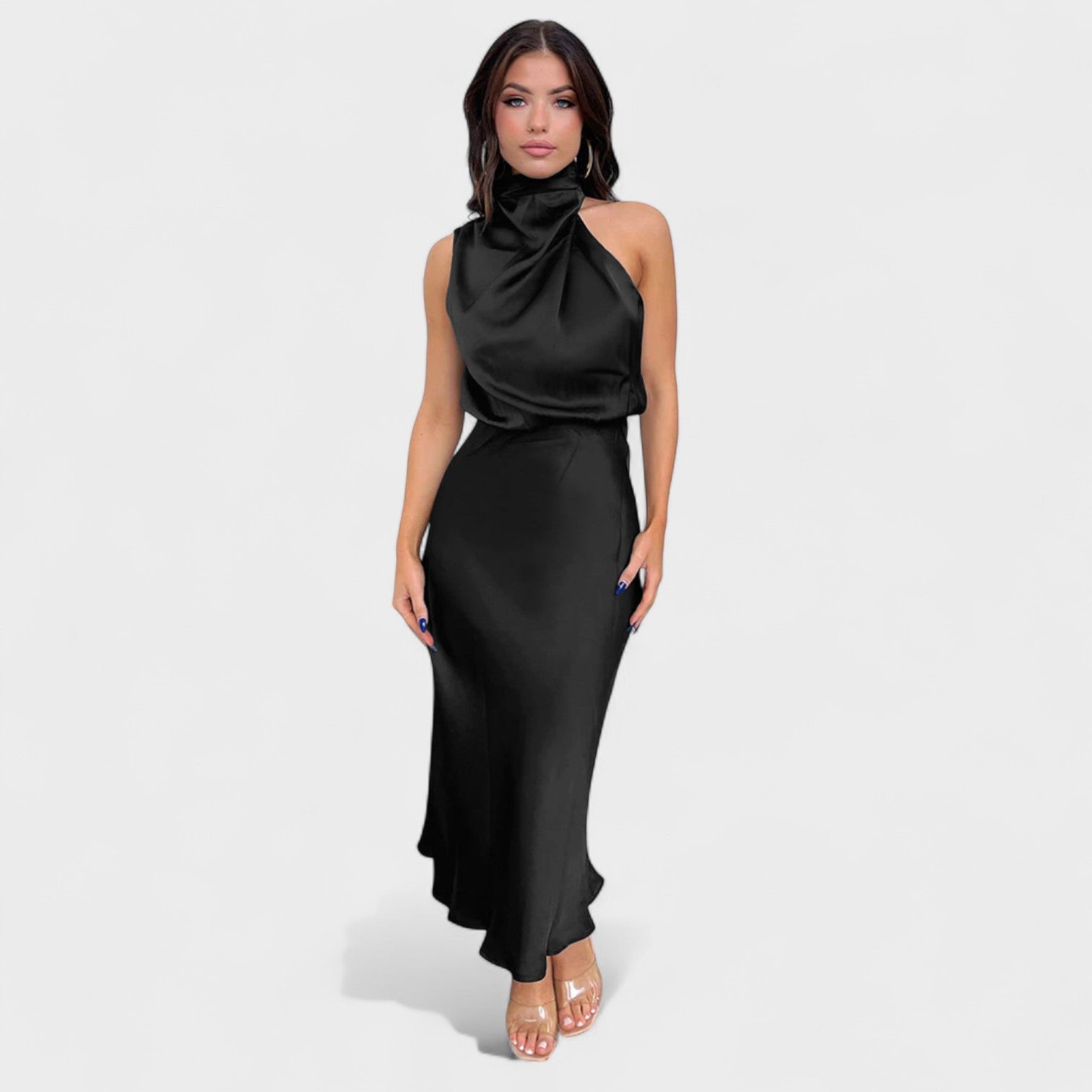 Alba - Robe Satin Élégance