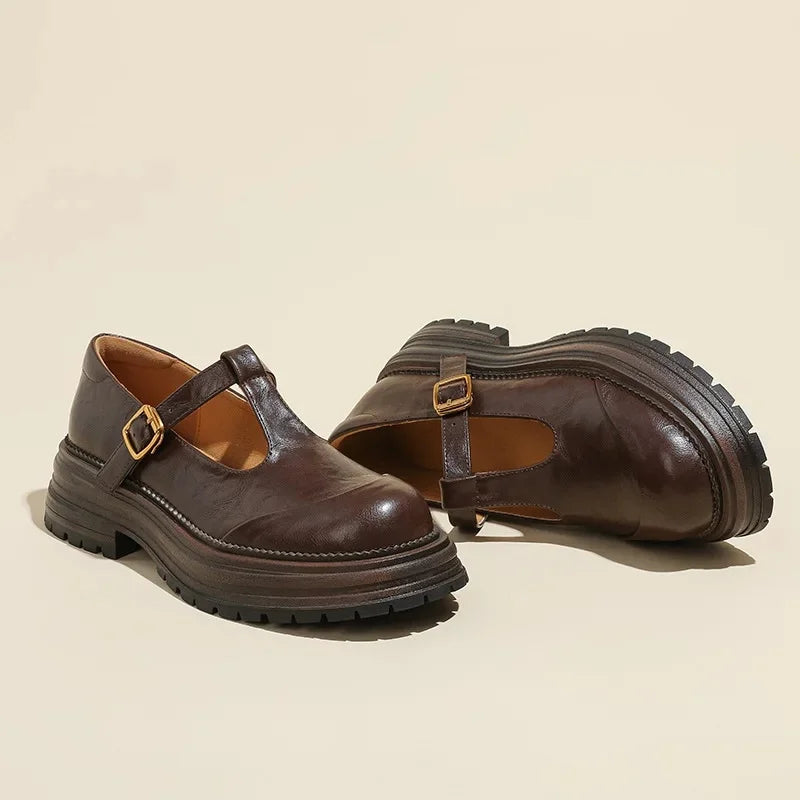 Mary Janes - Chaussure Élégante en Cuir