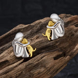 Étreinte de Chien - Boucles d'oreilles