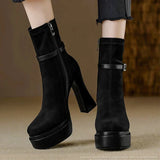 Janete - Bottes à plateforme de luxe alliant confort et style à chaque pas