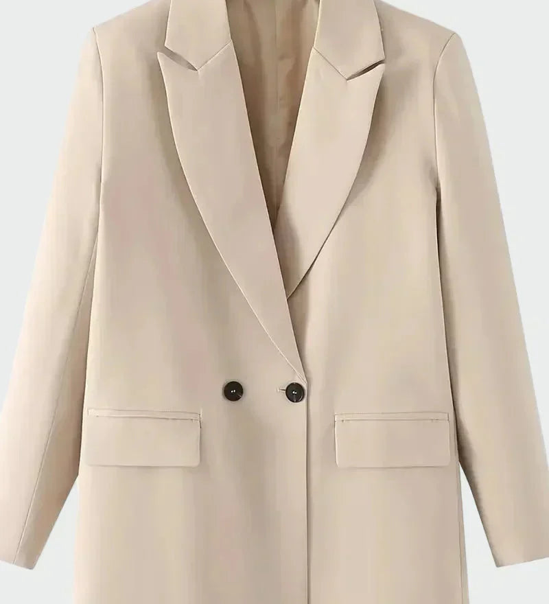Manteau Oversized avec Ligne Moderne