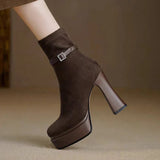 Janete - Bottes à plateforme de luxe alliant confort et style à chaque pas