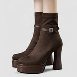 Janete - Bottes à plateforme de luxe alliant confort et style à chaque pas
