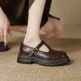 Mary Janes - Chaussure Élégante en Cuir