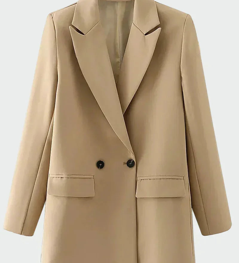 Manteau Oversized avec Ligne Moderne