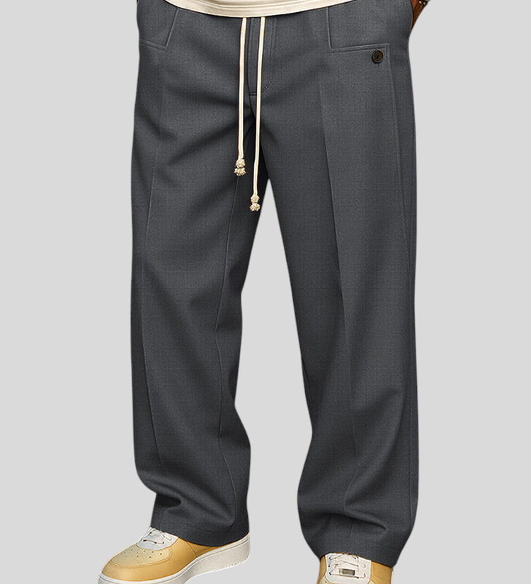 Edgar - Pantalons Masculins Élégants avec Corde