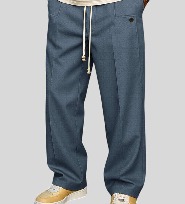 Edgar - Pantalons Masculins Élégants avec Corde