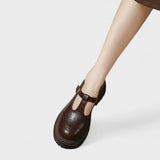 Mary Janes - Chaussure Élégante en Cuir