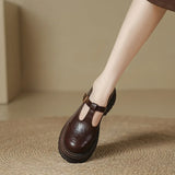 Mary Janes - Chaussure Élégante en Cuir