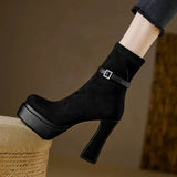 Janete - Bottes à plateforme de luxe alliant confort et style à chaque pas