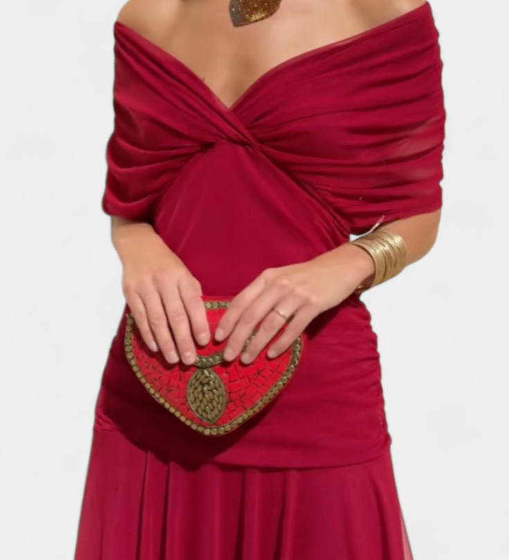 Luana - Robe élégante avec décolleté en V