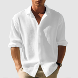 Chemise - Devant avec Boutons et Ourlet Arrondi