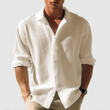 Chemise - Devant avec Boutons et Ourlet Arrondi