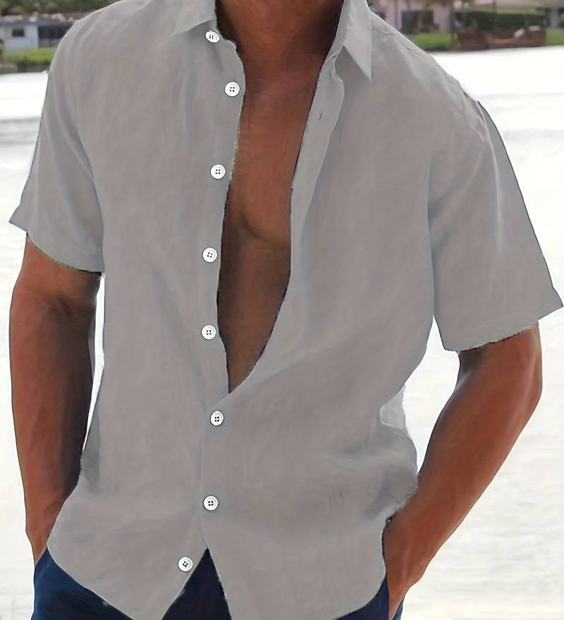 Chemise - Mélange Léger à Manches Courtes
