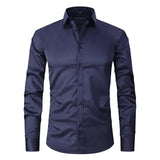 Chemise - Mélange Polyester Sans Rides