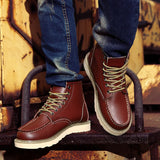 Daniel - Bottes en Cuir Véritable