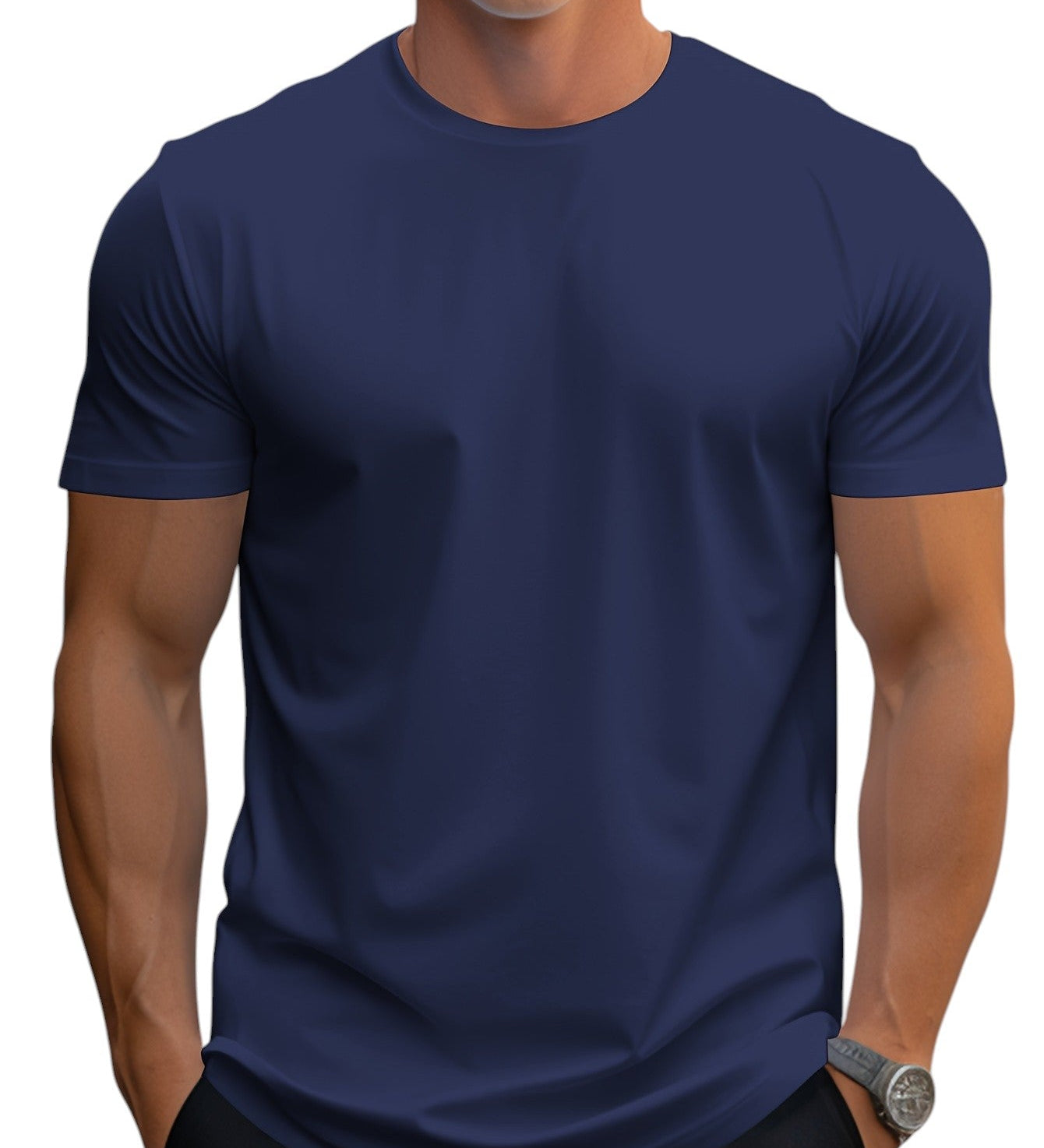 T-Shirt - Coupe Régulière Col Doux