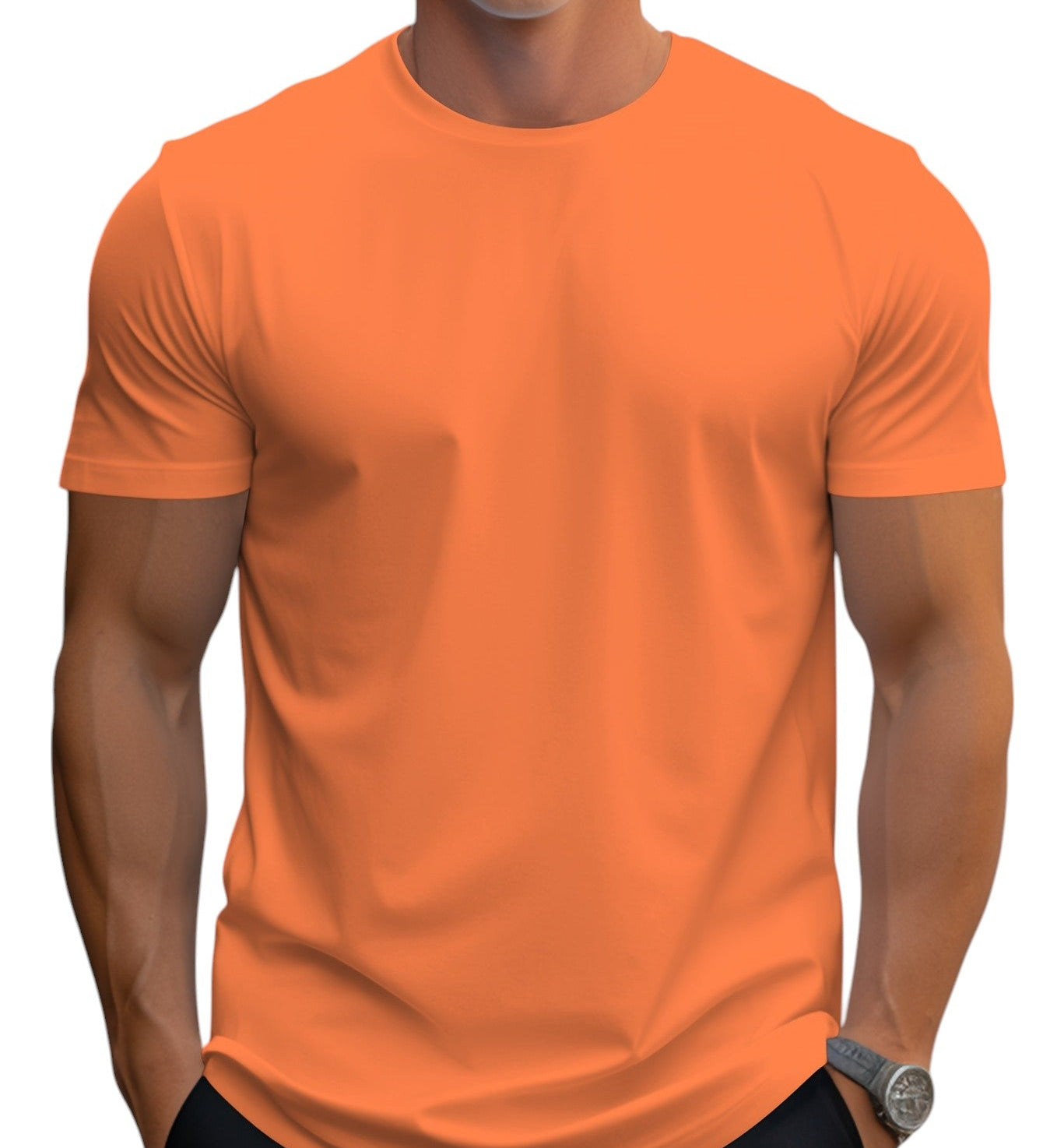 T-Shirt - Coupe Régulière Col Doux