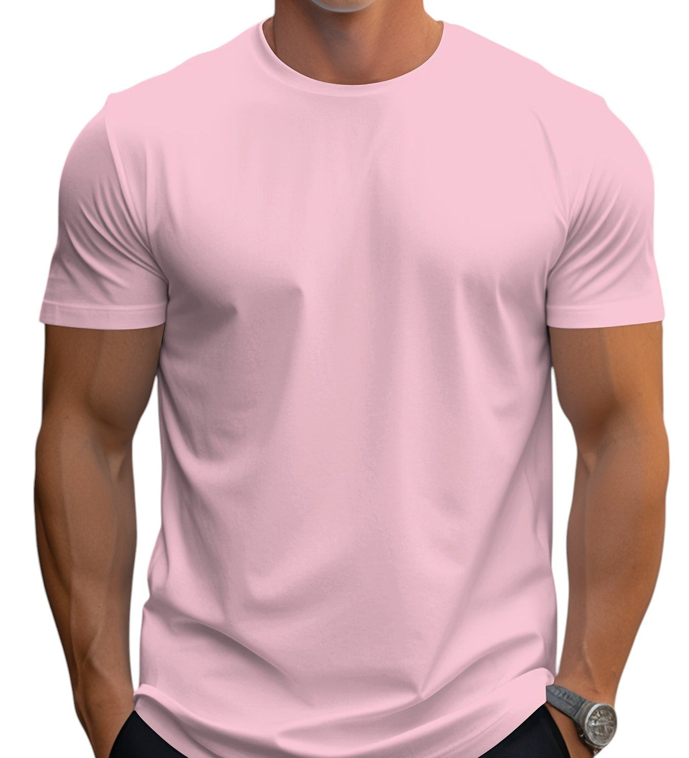 T-Shirt - Coupe Régulière Col Doux