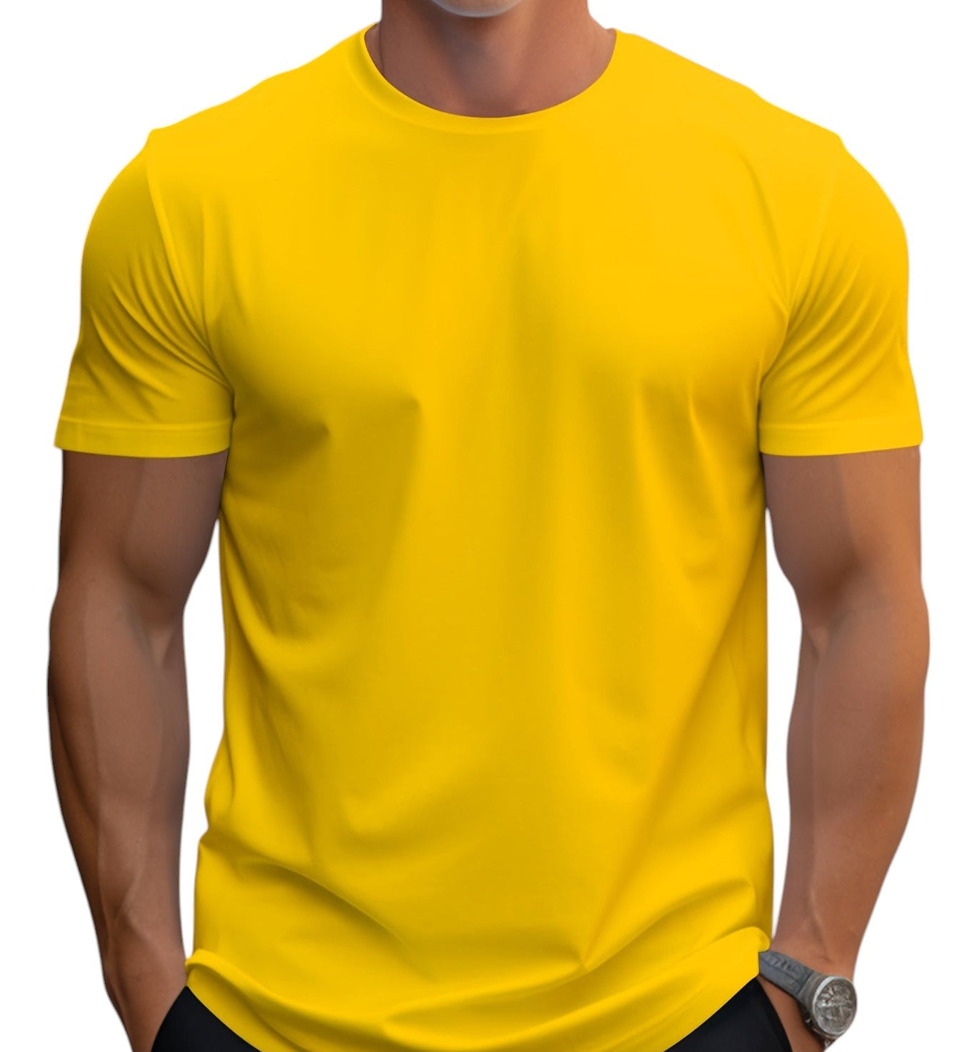 T-Shirt - Coupe Régulière Col Doux