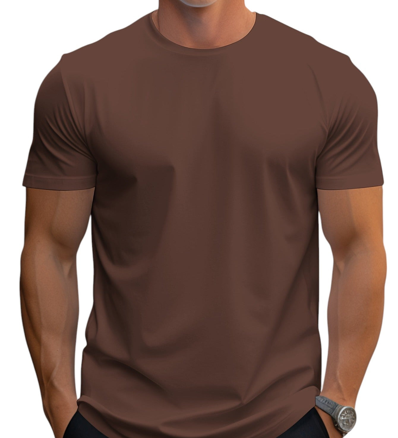 T-Shirt - Coupe Régulière Col Doux