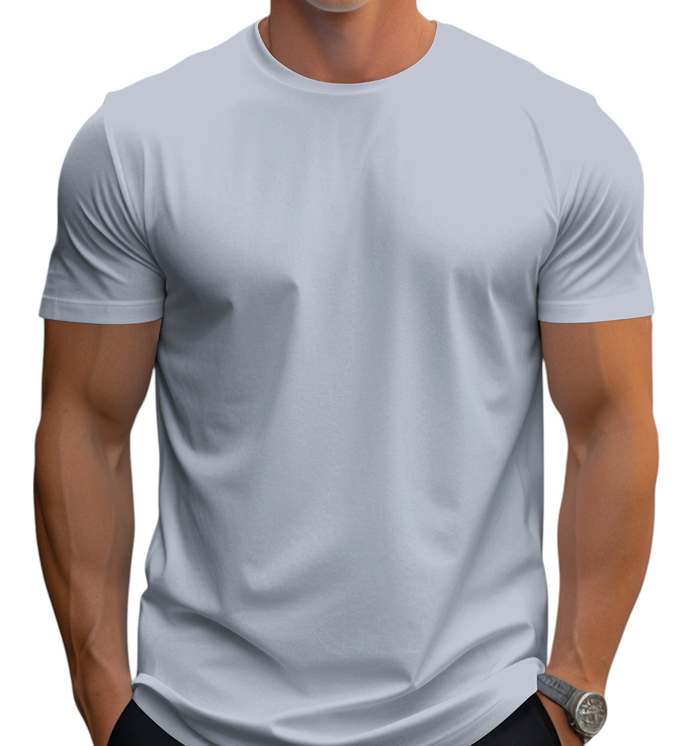 T-Shirt - Coupe Régulière Col Doux