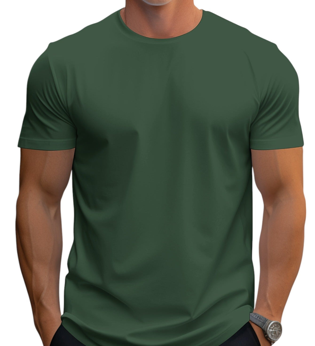 T-Shirt - Coupe Régulière Col Doux