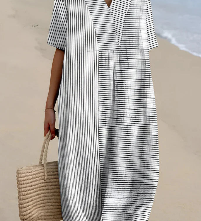 Imelda - Robe géométrique élégante